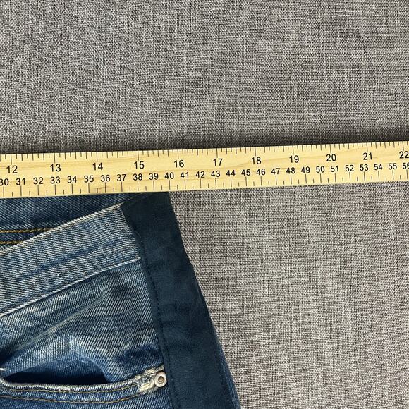 BDG Jeans Urban Outfitters Mens 32x30 Blue Stripe Distressed - Picture 8 of 11